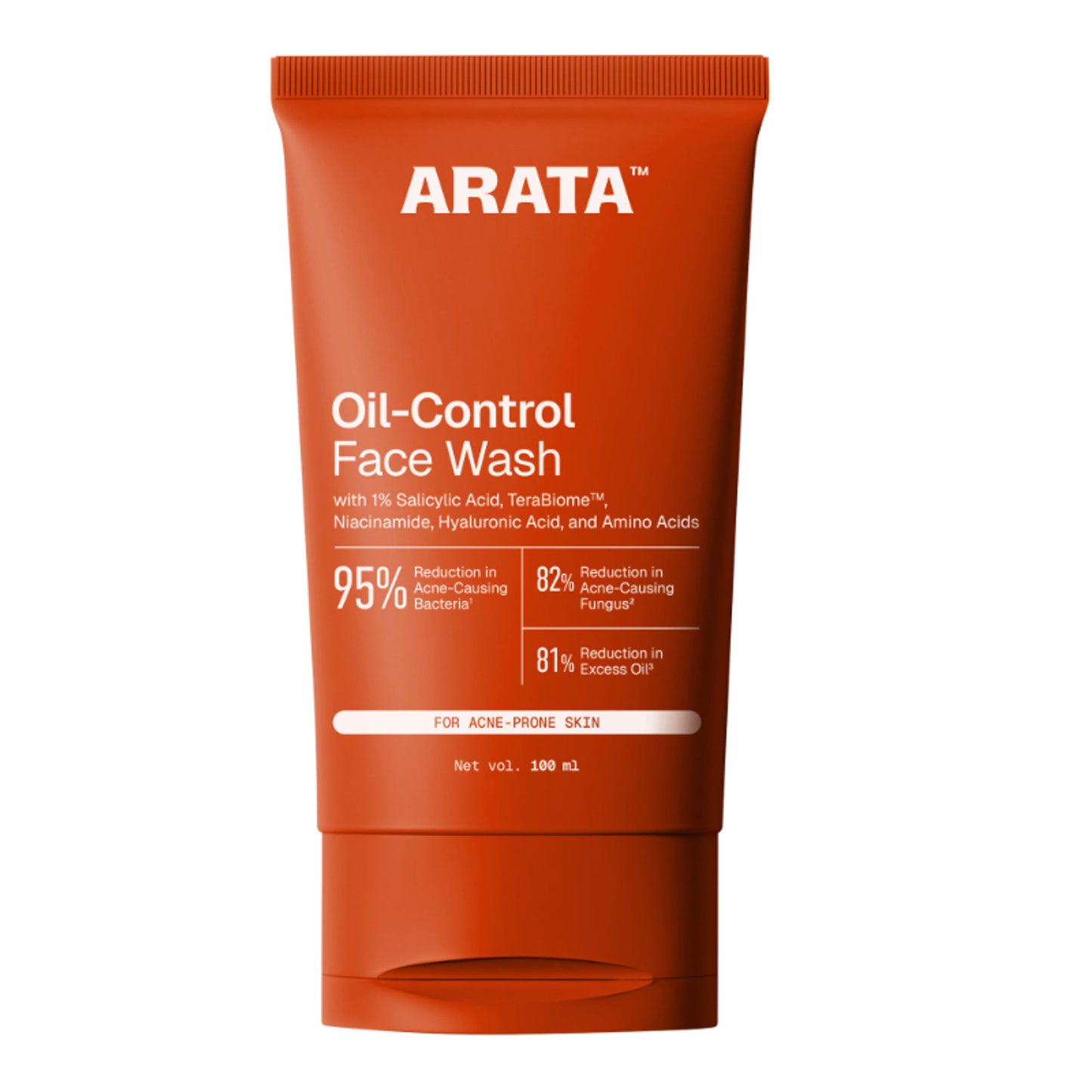 Arata Menthol Ice Burst Face Wash