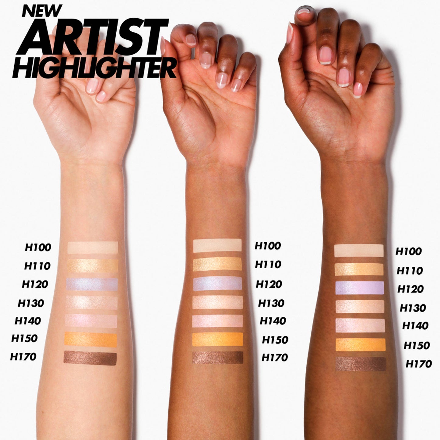MAKE UP FOR EVER Artist Face Powder Highlighter - H150 - Major Gold