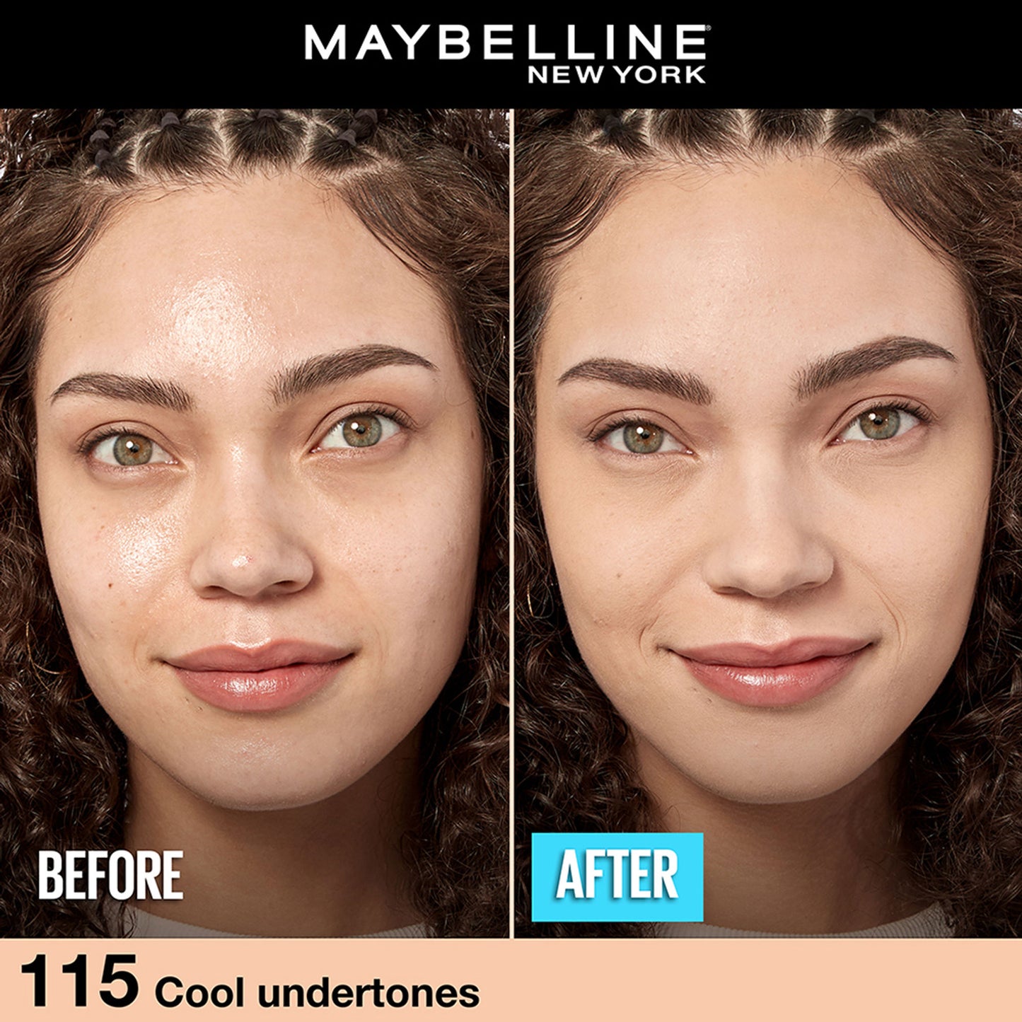 Maybelline New York Fit Me Matte+Poreless 16H Oil Control Foundation with SPF 22 - 115 Ivory - 115 Ivory