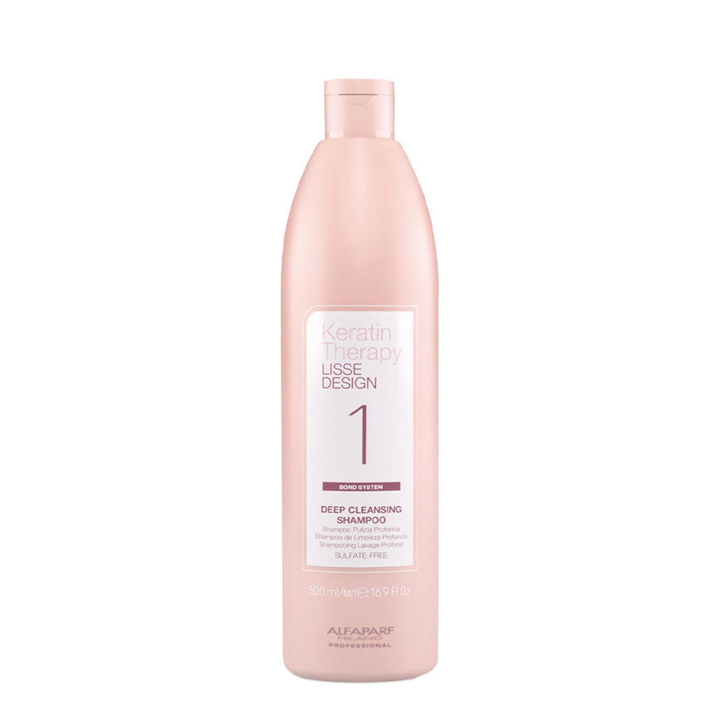 ALFAPARF MILANO Keratin Therapy Clarifying Shampoo For Keratin & Colored Hair, Hydration, Treatment