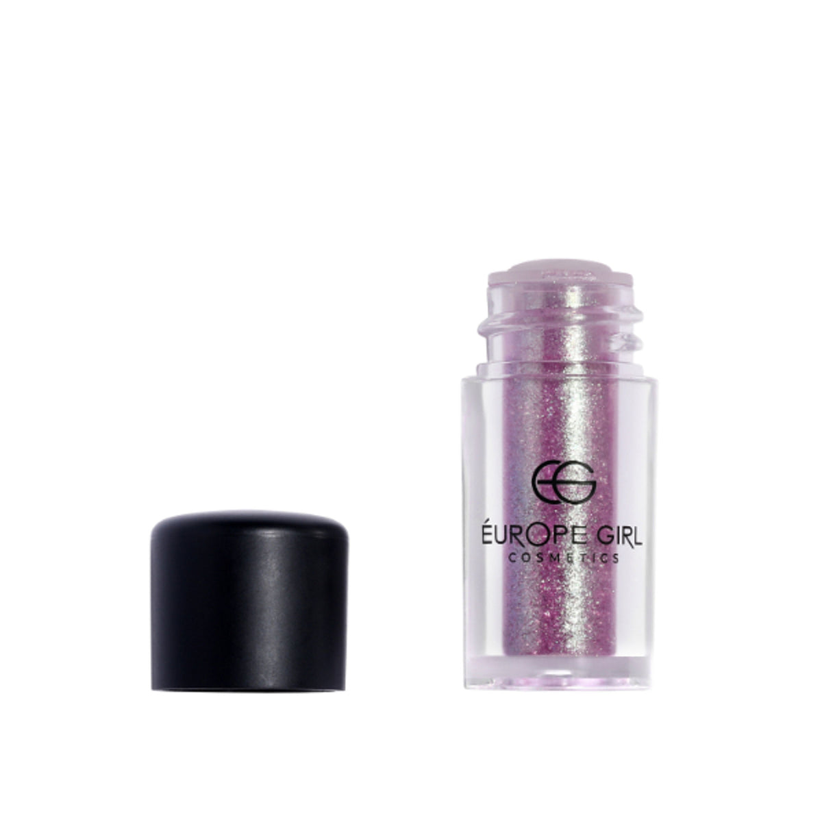 Europe Girl Single Diamond Pigment Stardust S13 Aura in vibrant pink with shimmering glitter, perfect for makeup or nail art.