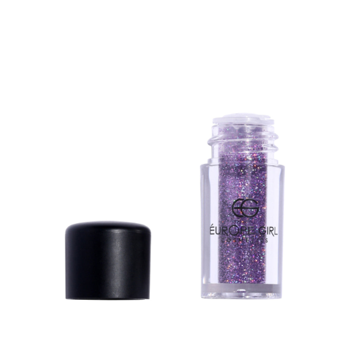 Europe Girl G10 Glamour diamond pigment glitter glass in vibrant pink, showcasing sparkling, reflective glitter for arts and crafts.