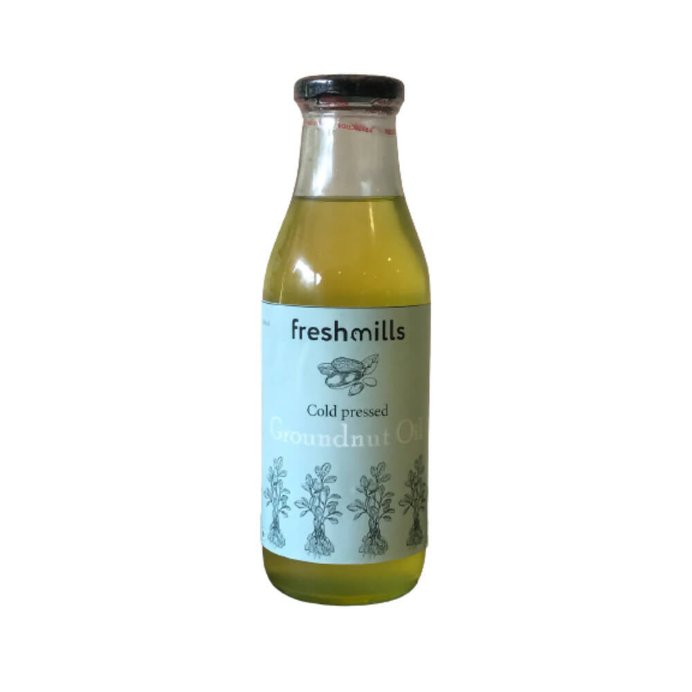 Fresh Mills Cold Pressed Groundnut Oil - Indyancart
