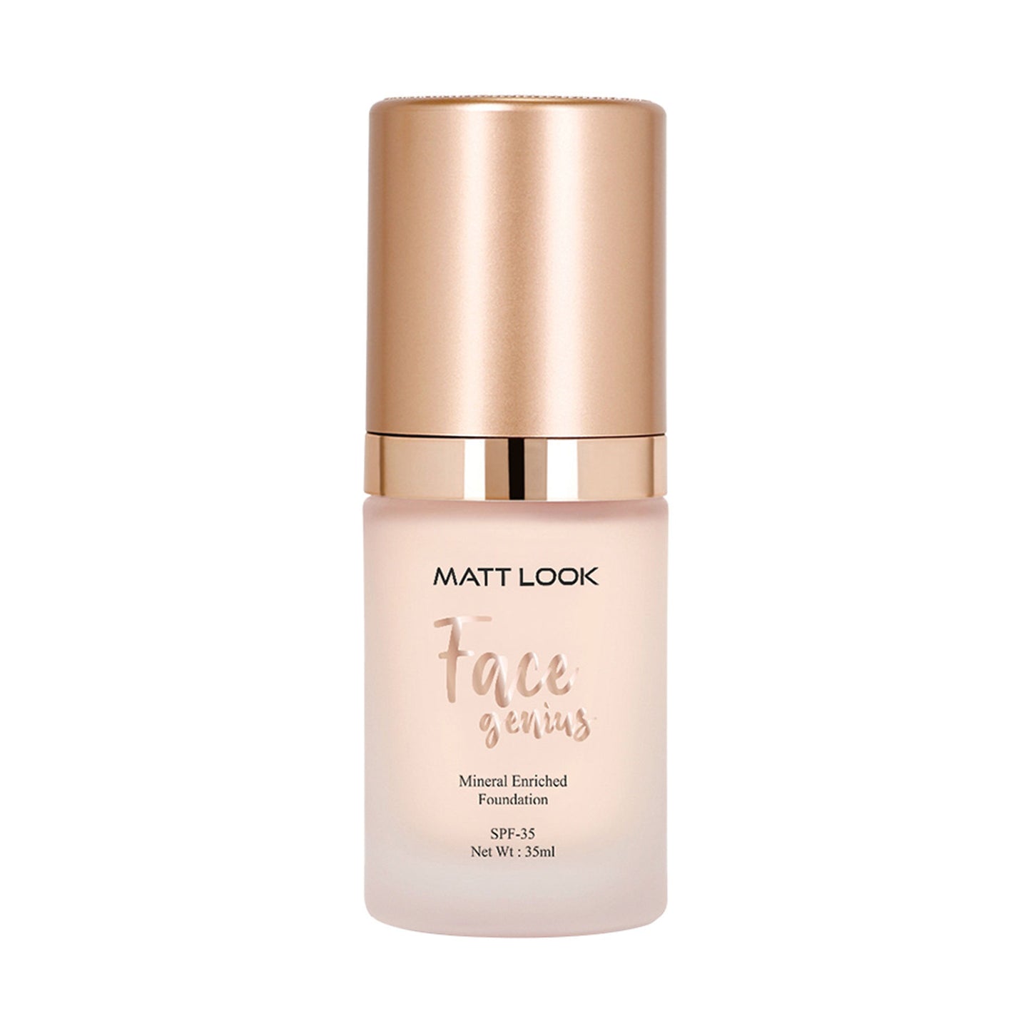 Matt look Face Genius Mineral Enriched Weightless Matt Finish Foundation - 01 Classic Ivory