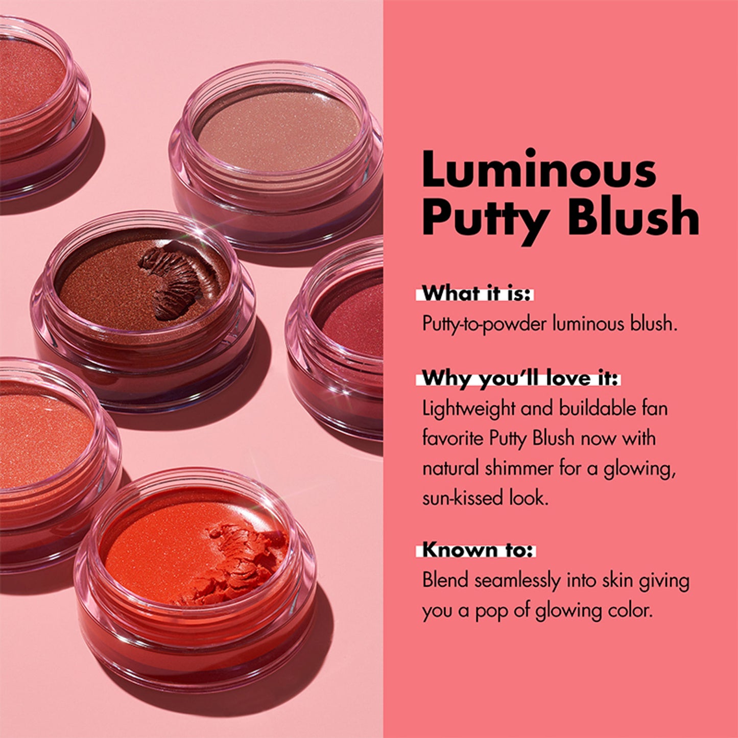 e.l.f. Cosmetics Luminous Putty Blush - Maui
