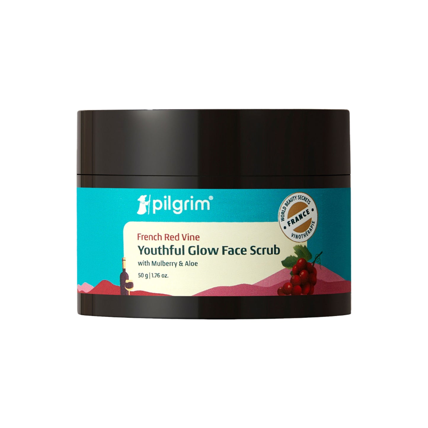 Pilgrim Red Vine Face Scrub with Mulberry & Aloe