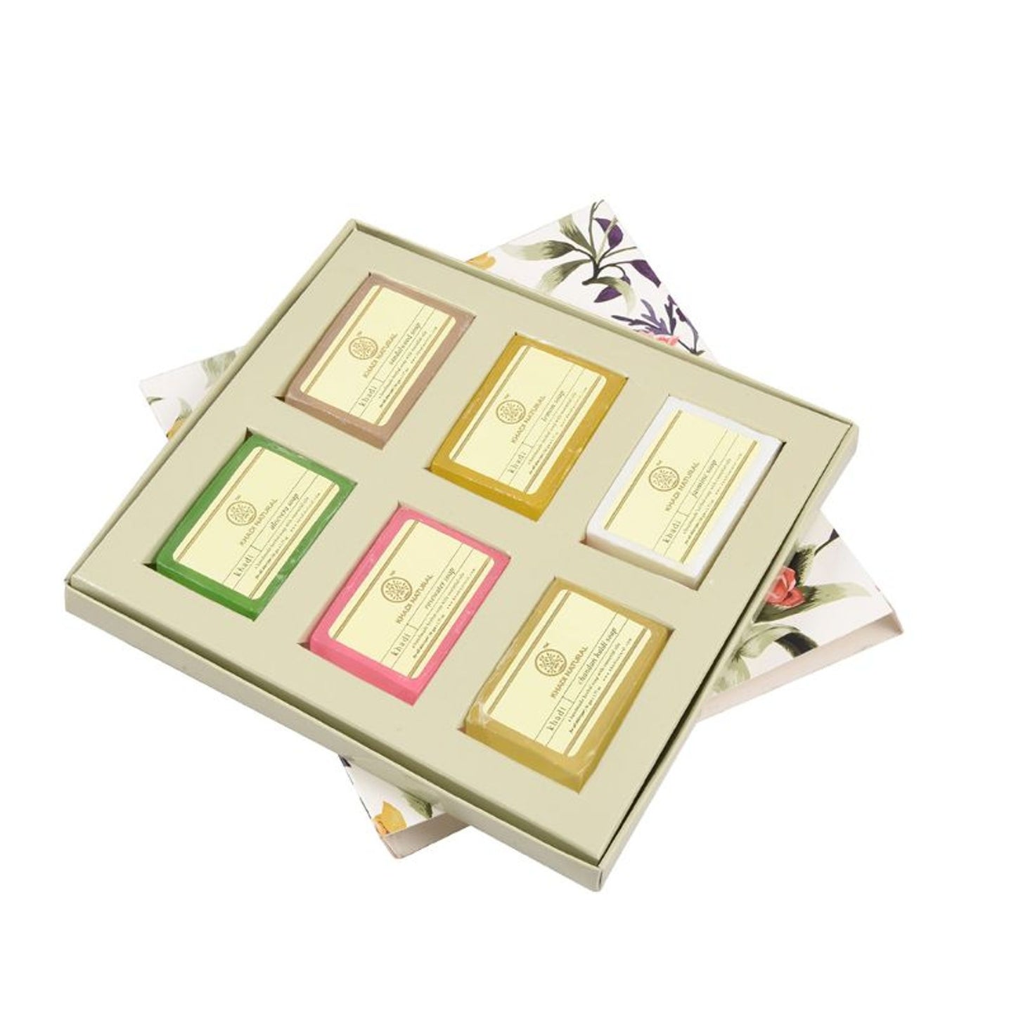 Khadi Natural Ayurvedic Handmade Soap Kit Set Of 6
