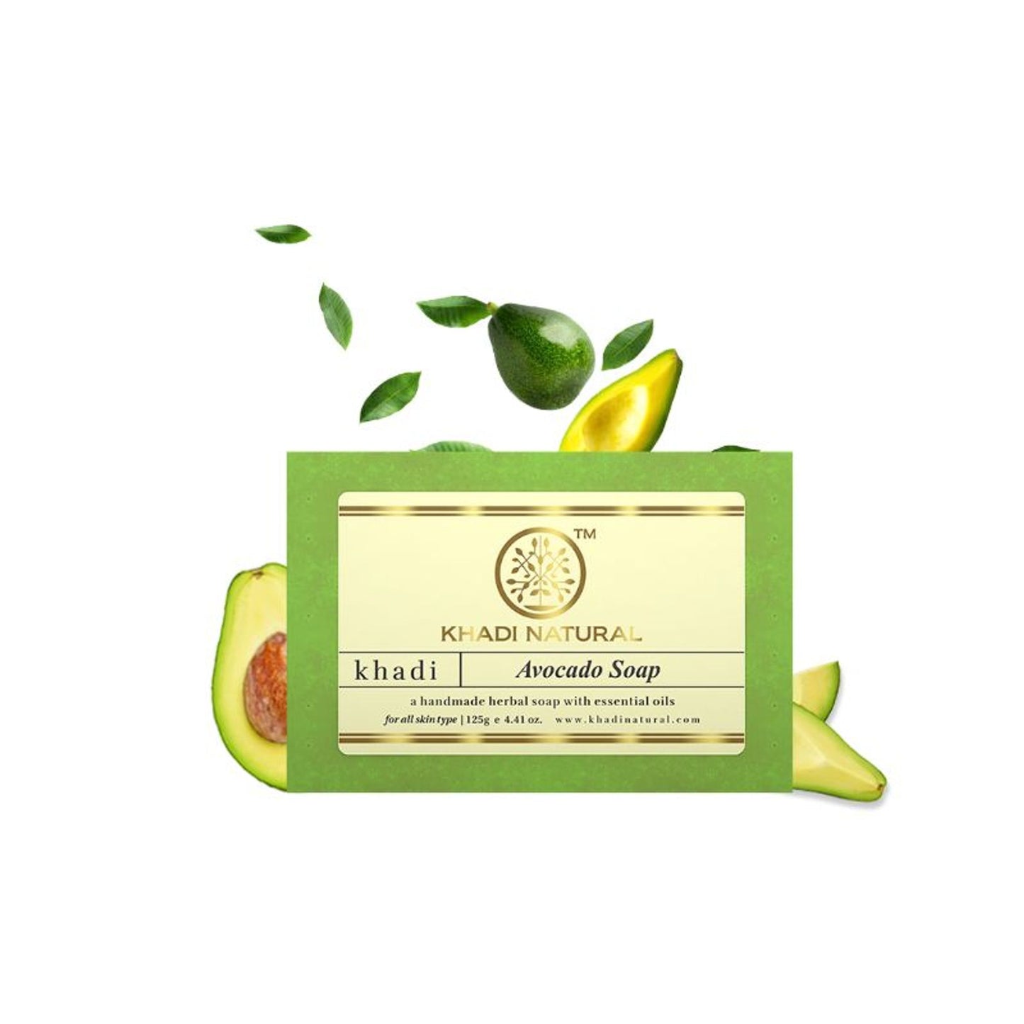 Khadi Natural Avocado Handmade Soap Deep Nourish