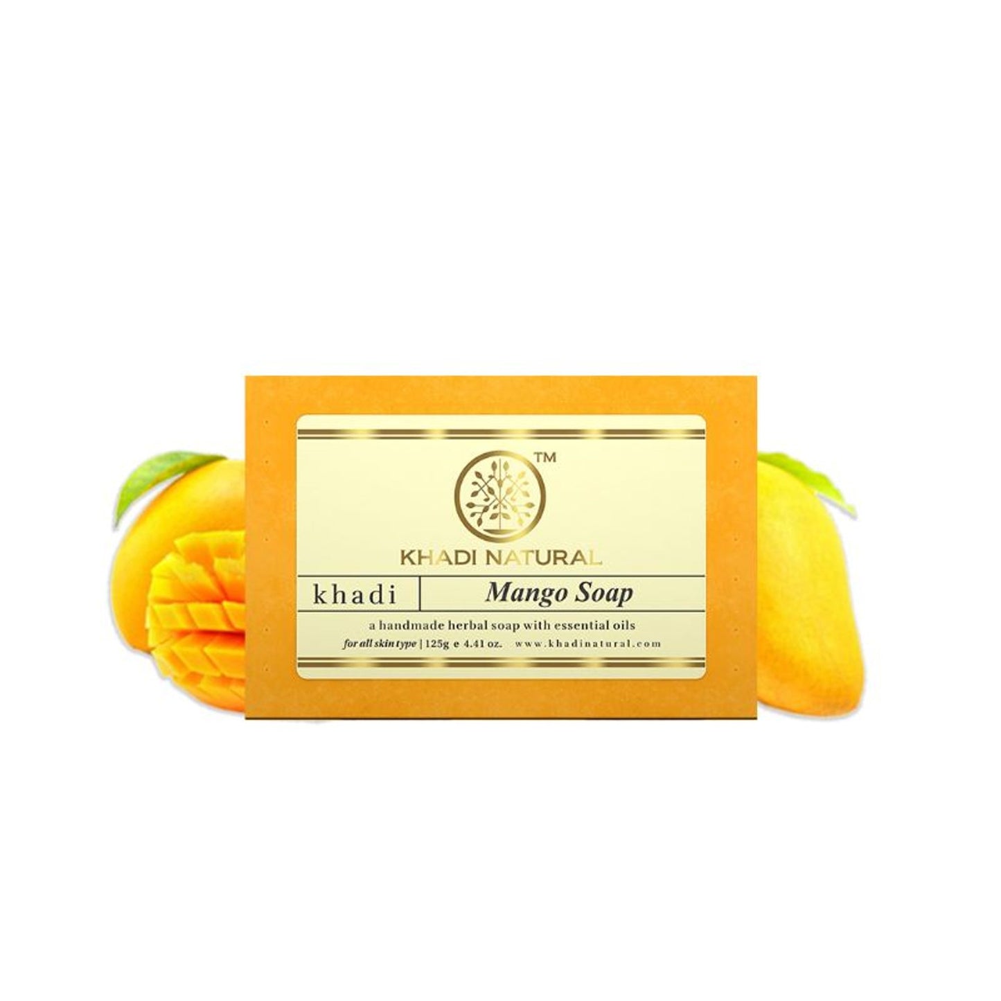 Khadi Natural Mango Handmade Soap Remove Dead Skin Cells