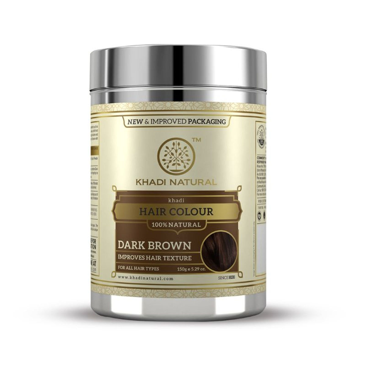 Khadi Natural Dark Brown Hair Colour Improves Hair Texture