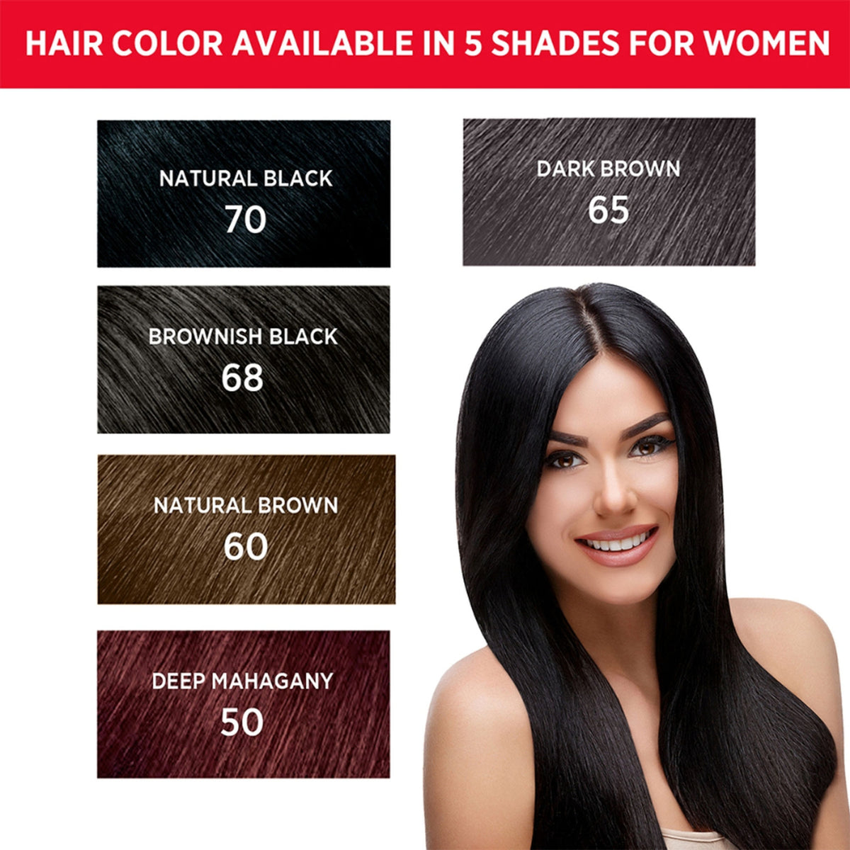 Revlon Top Speed Hair color Woman- Dark Brown 65