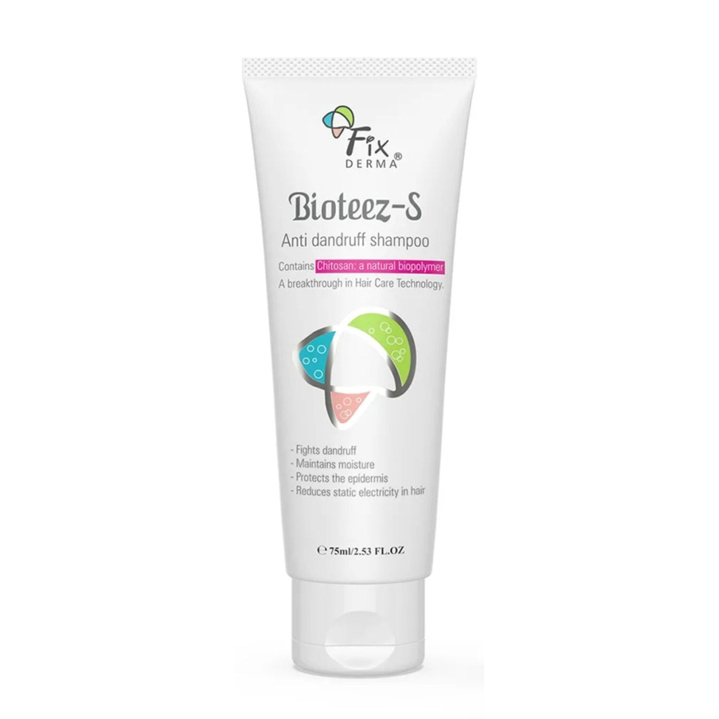 Fixderma BioteezS Anti Dandruff Shampoo, Flaky Scalp, Dry Scalp, Sulphate & Paraben Free