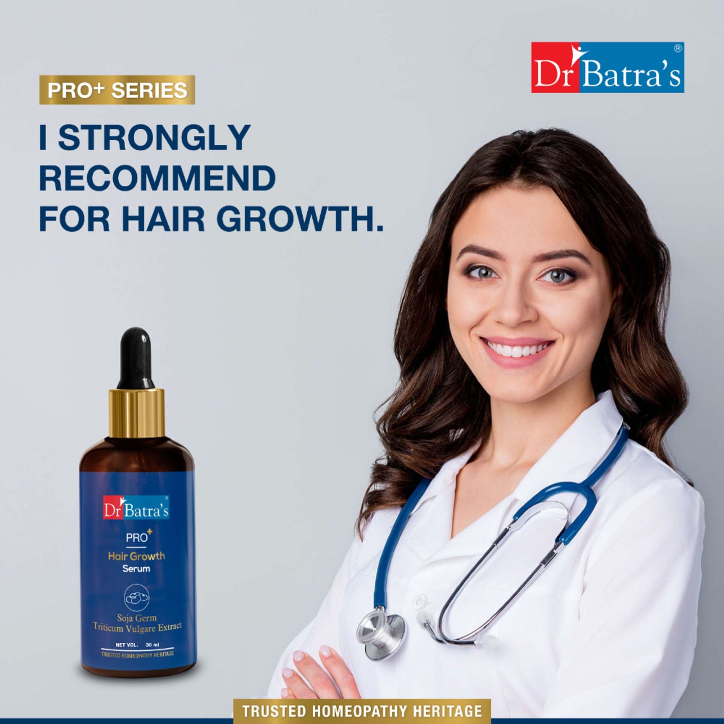 Dr.Batra's Sojal Germ Triticum Vulgare Extract Pro+ Hair Growth Serum