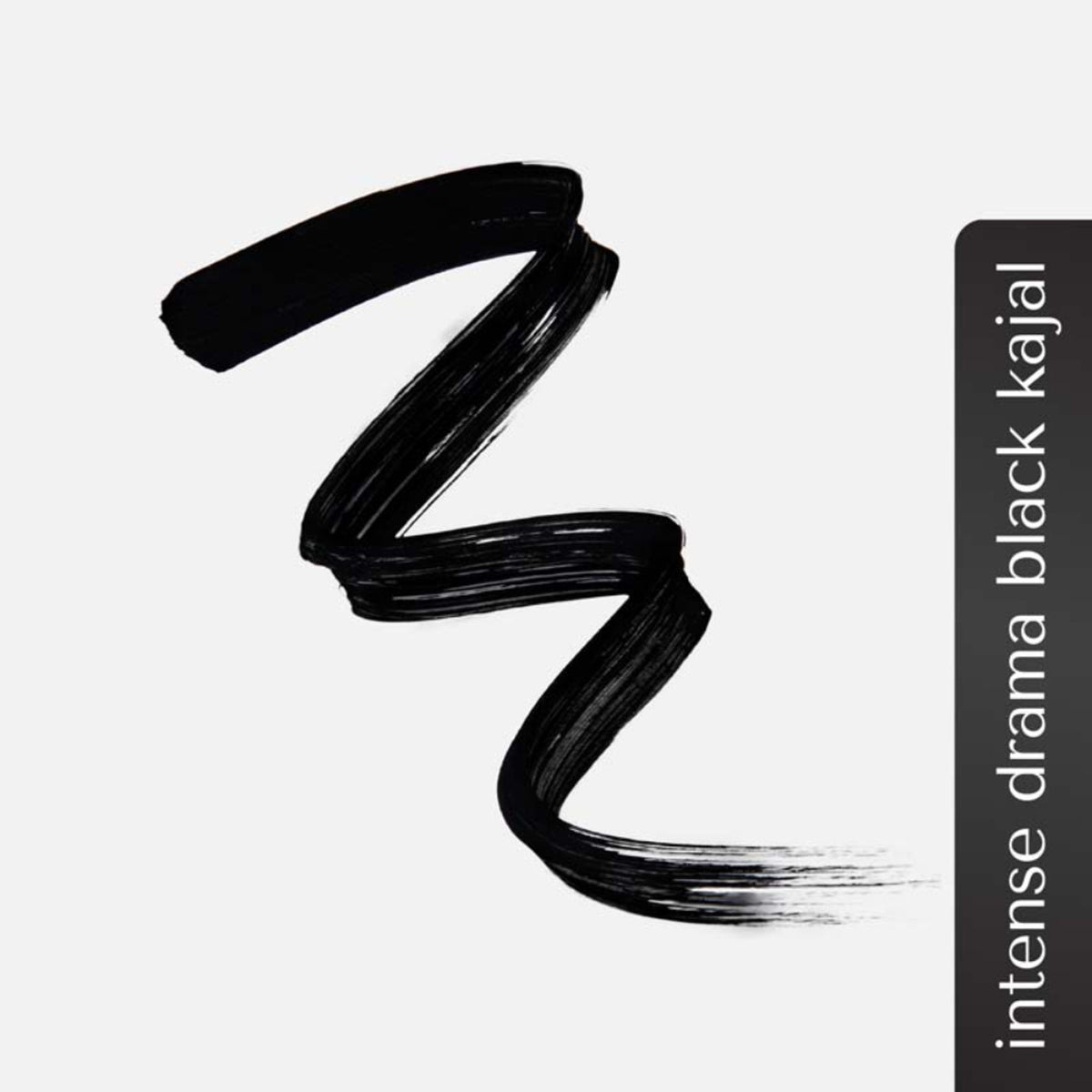 Close-up of Bella Vita Organic Intense Drama Waterproof Eyeliner pencil with sharp tip and sleek black packaging.