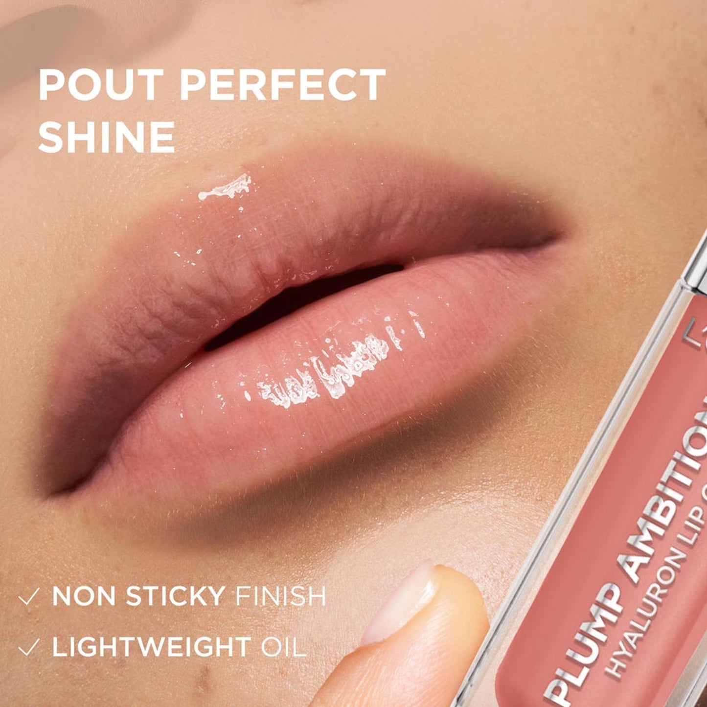 L'Oreal Paris Plump Ambition Hyaluron Lip Oil for fuller, bouncier lips - 601 Worth It