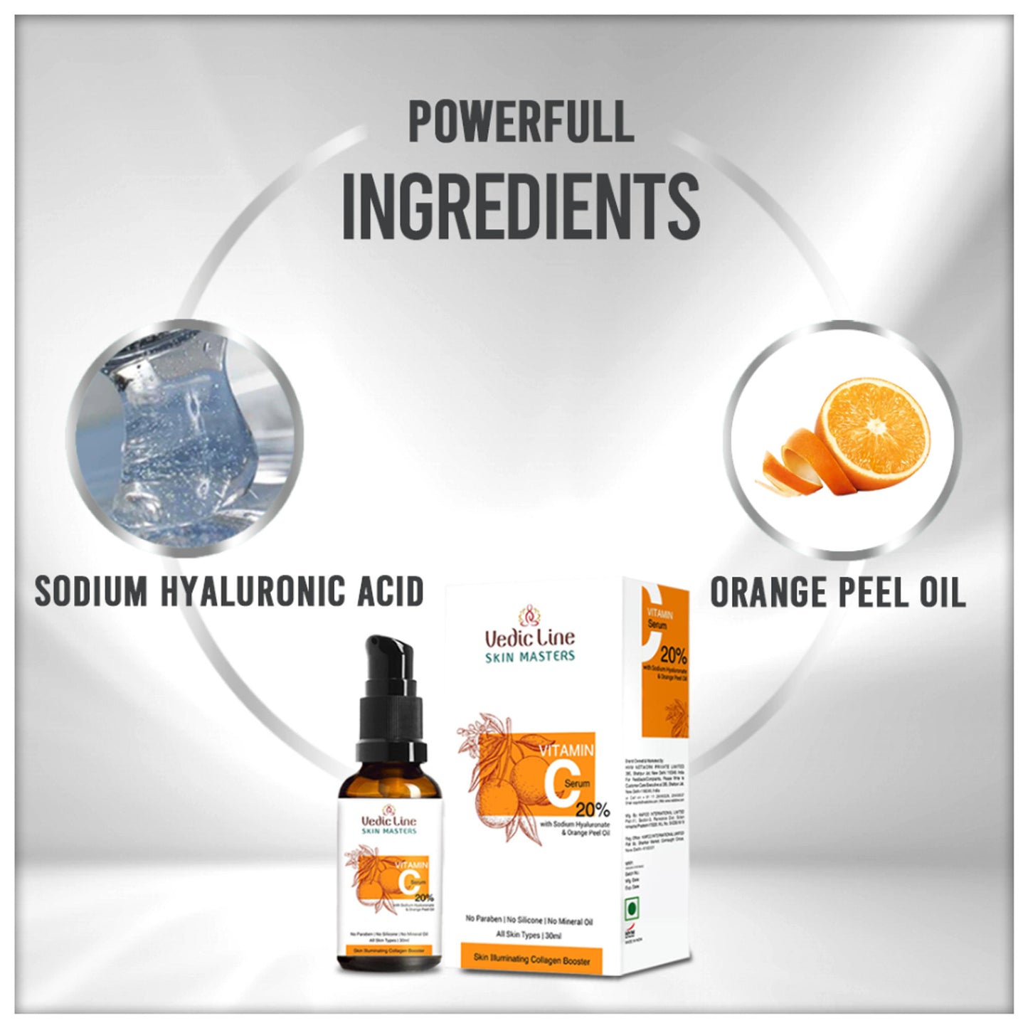 Vedic Line Skin Masters Vitamin C Serum 20%