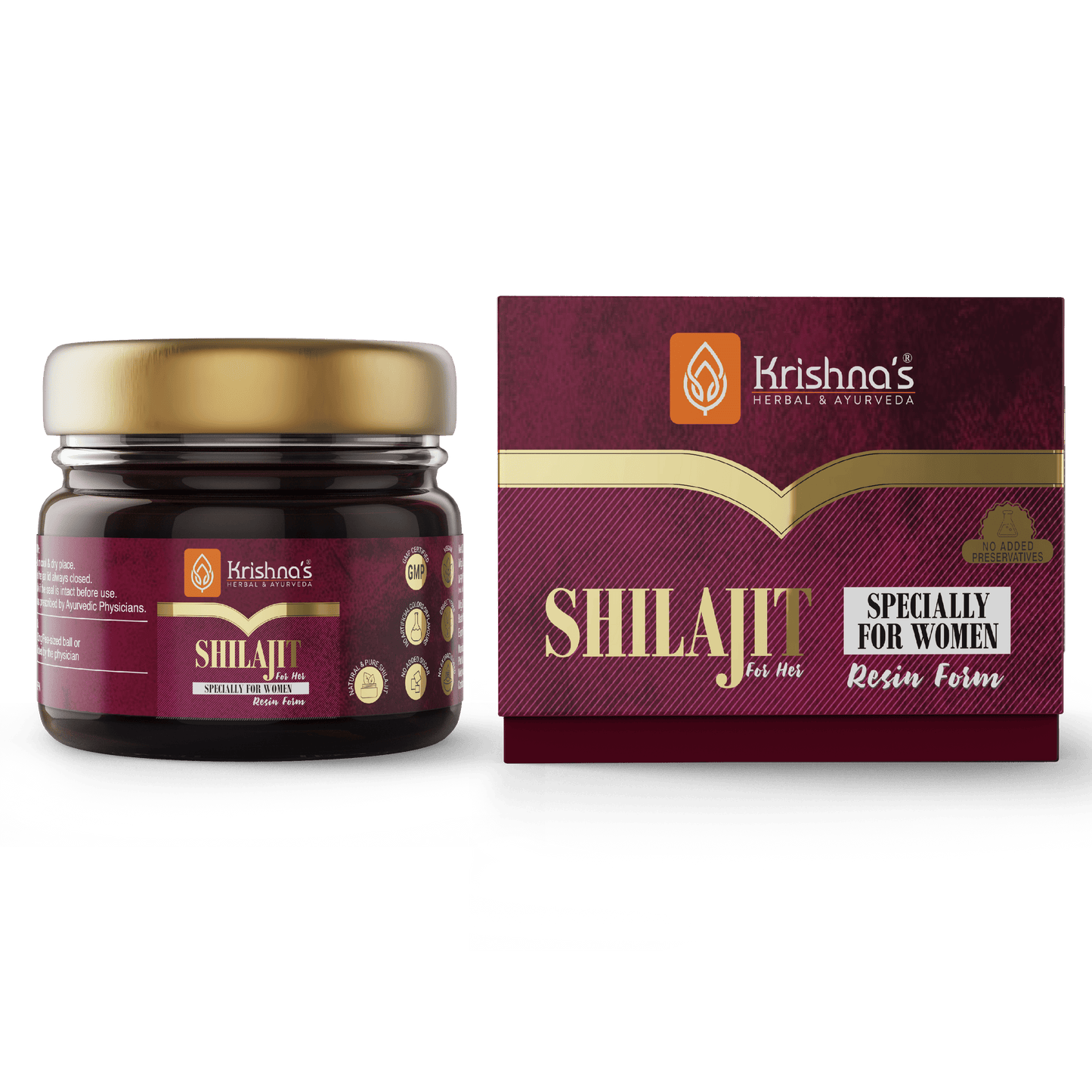 Krishna'S Herbal & Ayurveda Himalayan SJ Resin Women