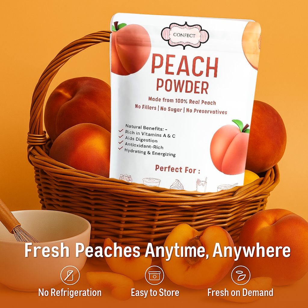 Confect Peach Fruit Powder