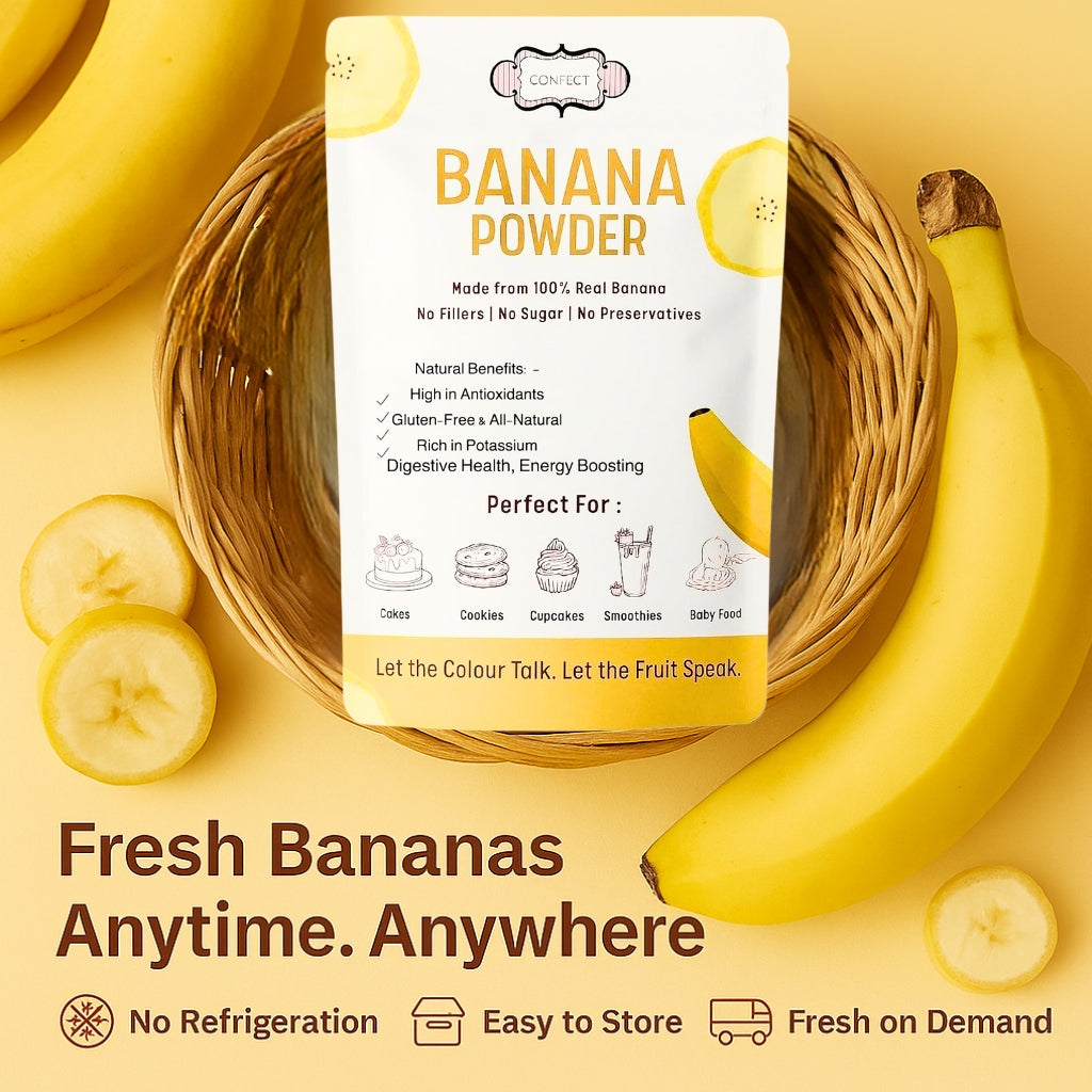 Confect Banana Fruit Powder