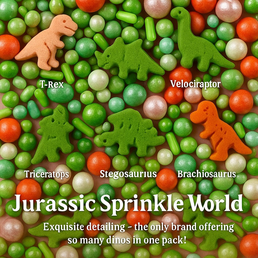 Confect Dino Sprinkles Multipack 01