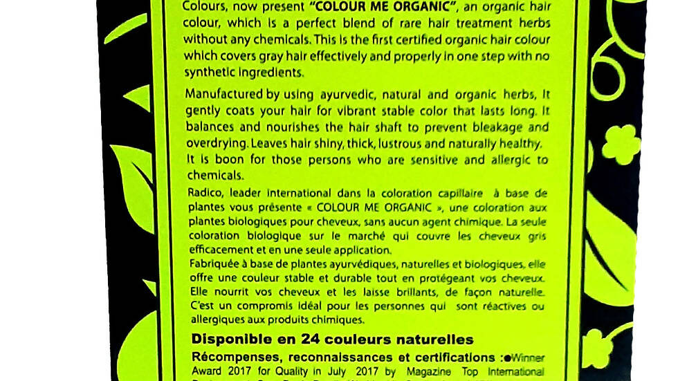 Radico Organic Hair Colour-Wine Red - Indyancart