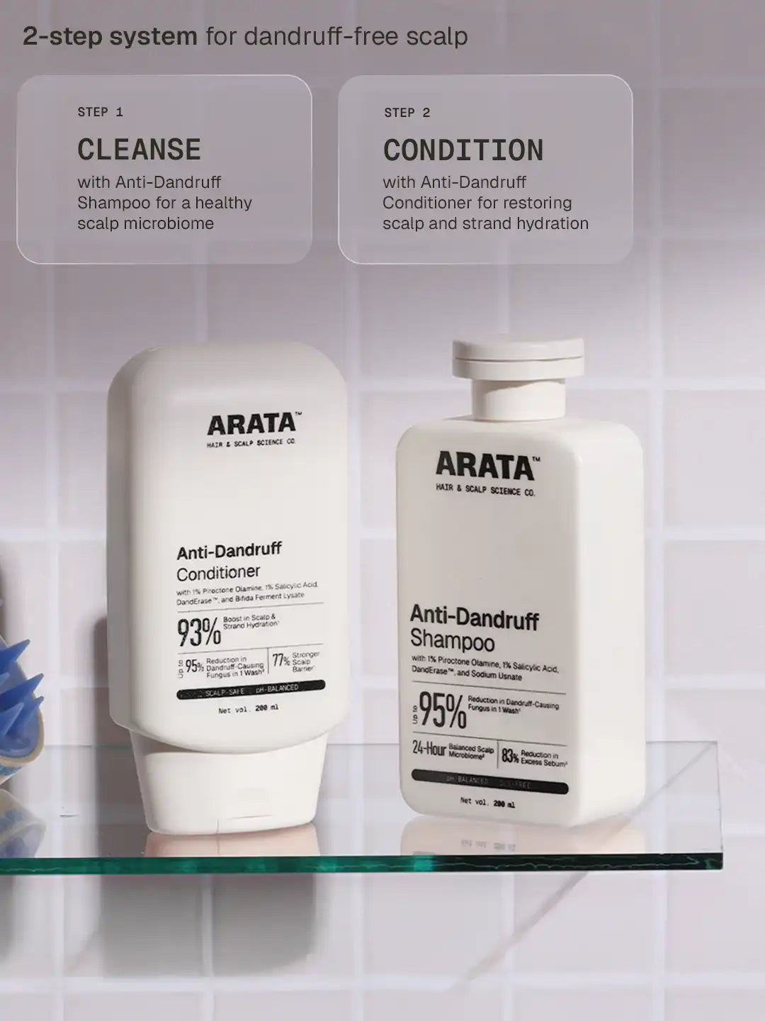 Arata Anti-Dandruff Shampoo & Conditioner Combo