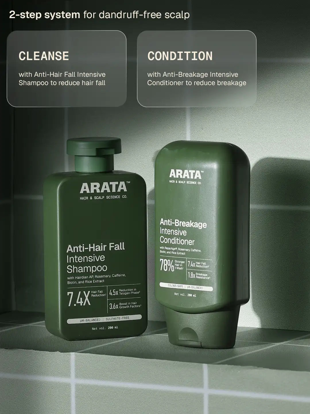 Arata Anti-Hair Fall Shampoo & Conditioner Combo