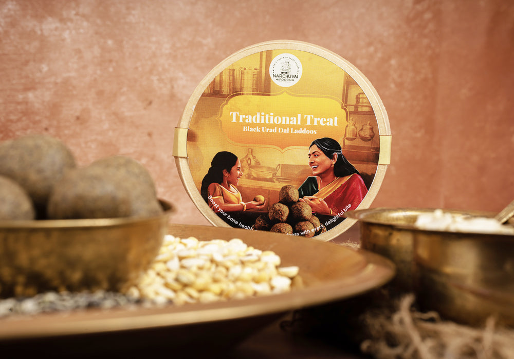 Narchuvai Foods Black Urad Dal Laddoos