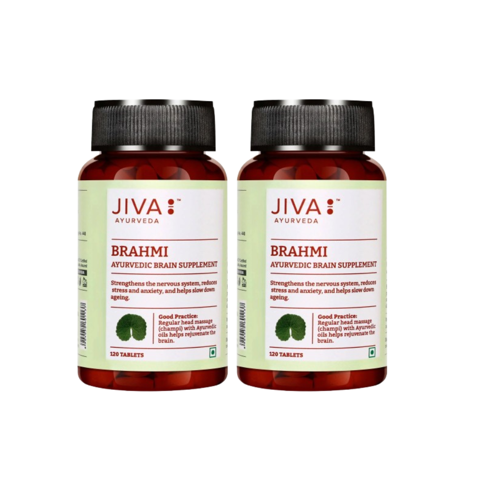 Jiva Ayurveda Brahmi Tablets - Indyancart