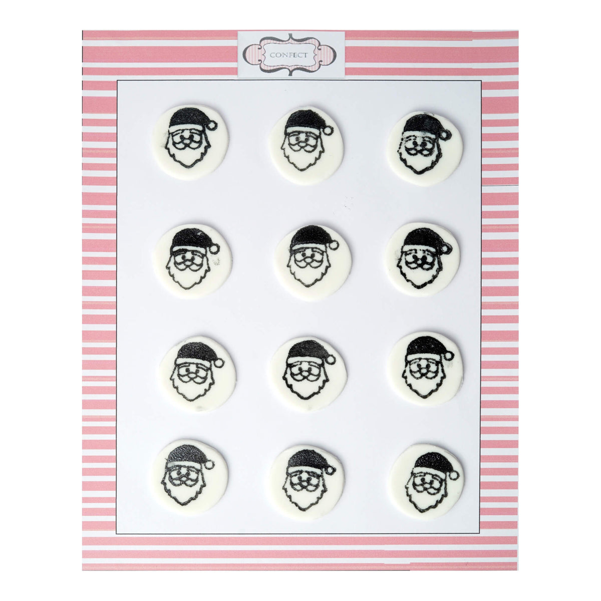 Confect Assorted Christmas Mix Black | Edible Christmas Topper