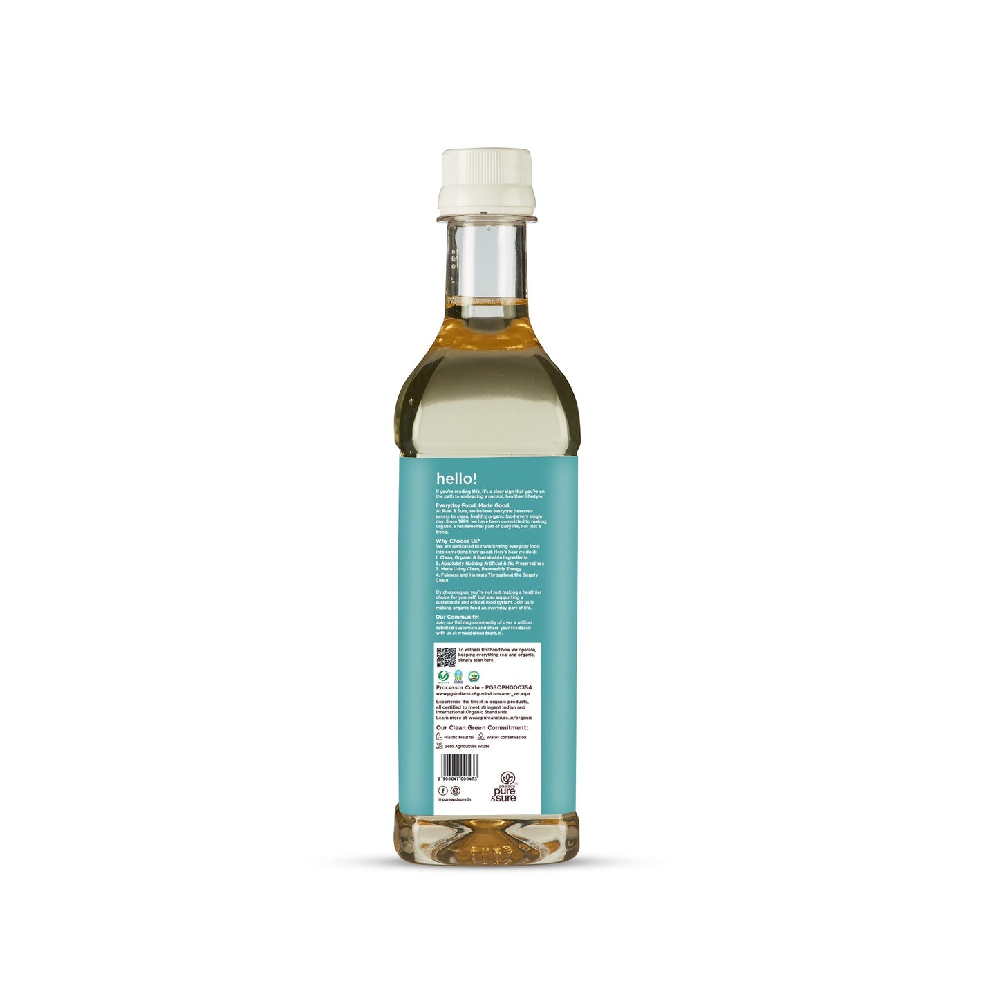 Pure & Sure Organic Cold Pressed Coconut Oil