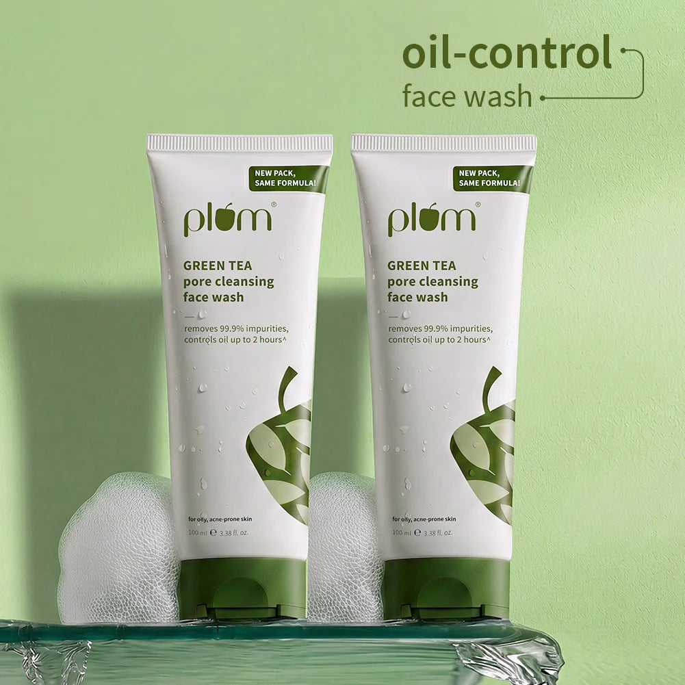 Green Tea Pore Cleansing Face Wash For Oily & Acne-Prone Skin