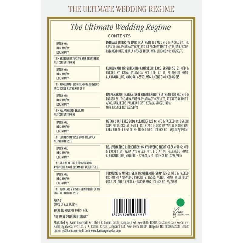 Kama Ayurveda The Ultimate Wedding Regime