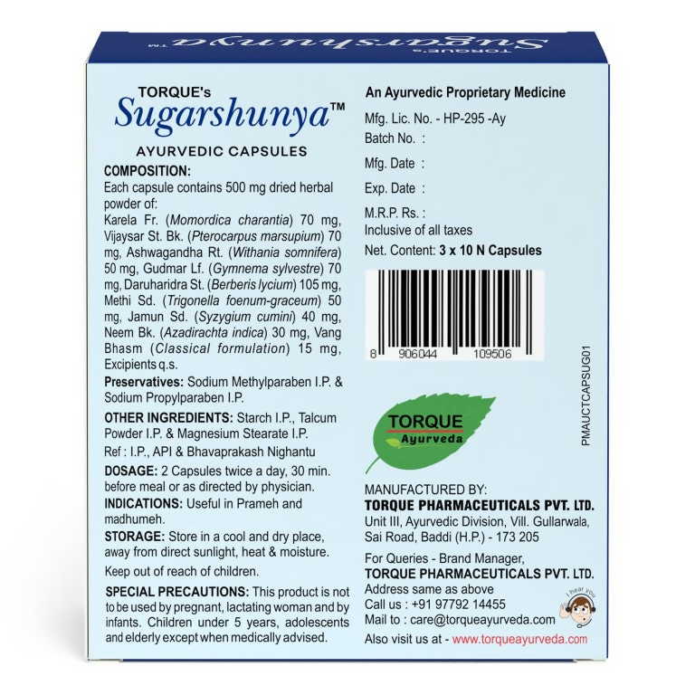 Torque's Sugarshunya Capsules
