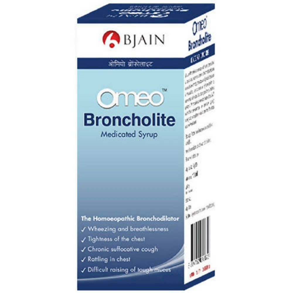 Bjain Homeopathy Omeo Broncholite Syrup - Indyancart
