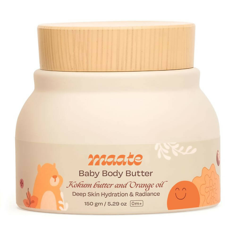 Maate Baby Body Butter Enriched with Pure Kokum Butter and Saffron Oil - Indyancart