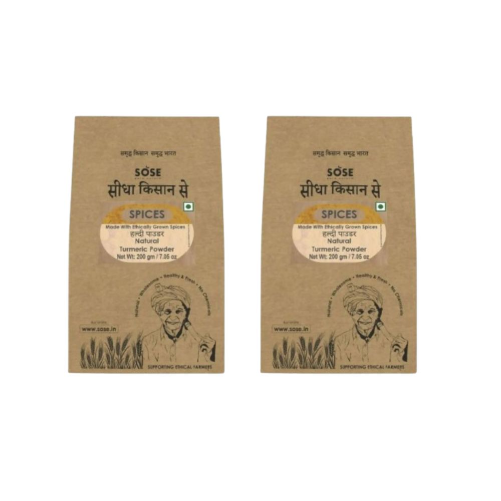 Gir Sidha Kisan Se Natural Turmeric Powder (Haldi)