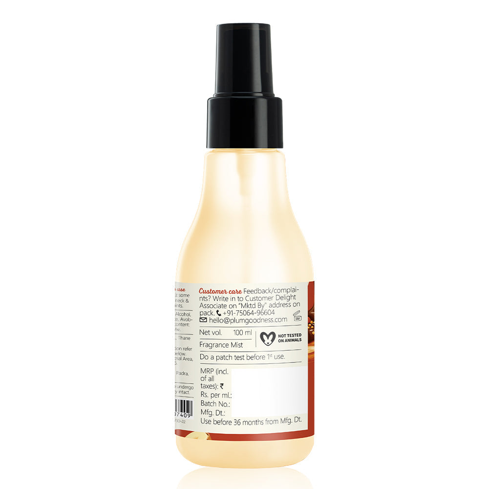 Plum Goodness Hazelnut Eclair Body Mist by BodyLovin'
