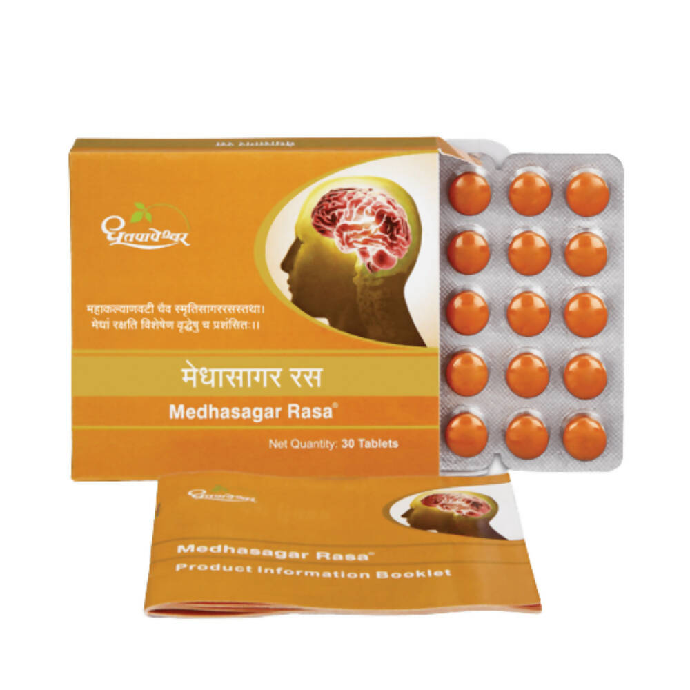 Dhootapapeshwar Medhasagar Rasa Tablets - Indyancart