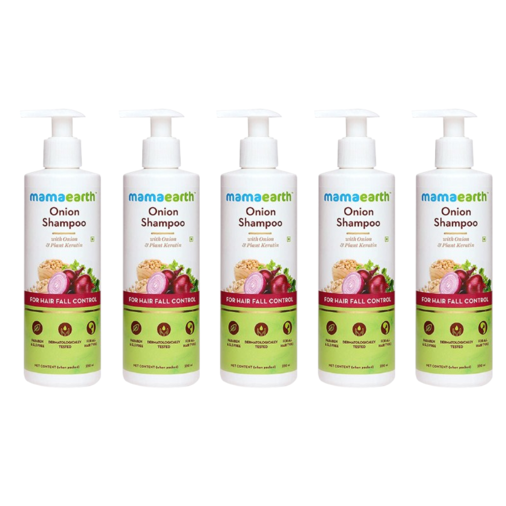 Mamaearth Onion Shampoo For Hair Fall Care - Indyancart