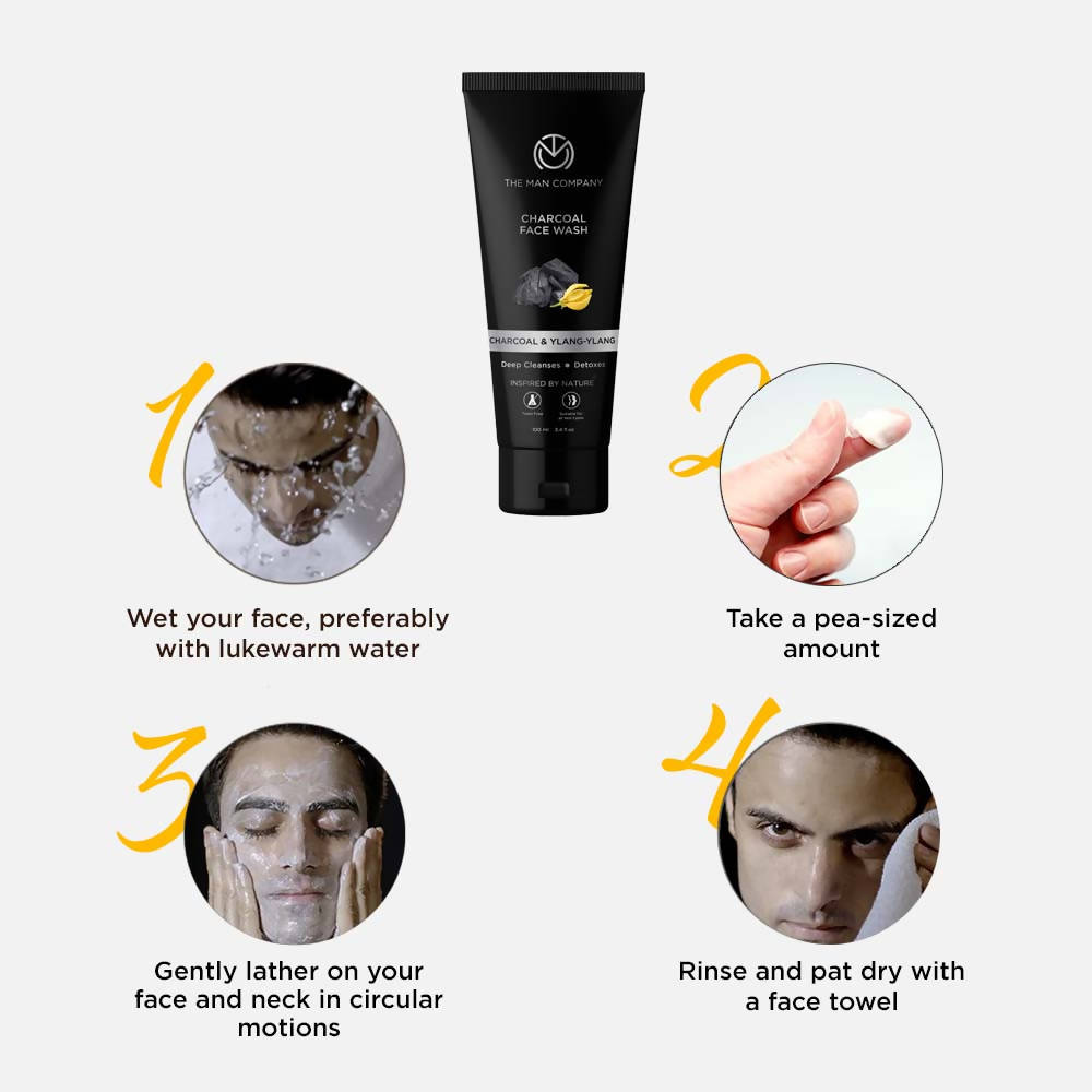 The Man Company Charcoal Face Wash - Indyancart