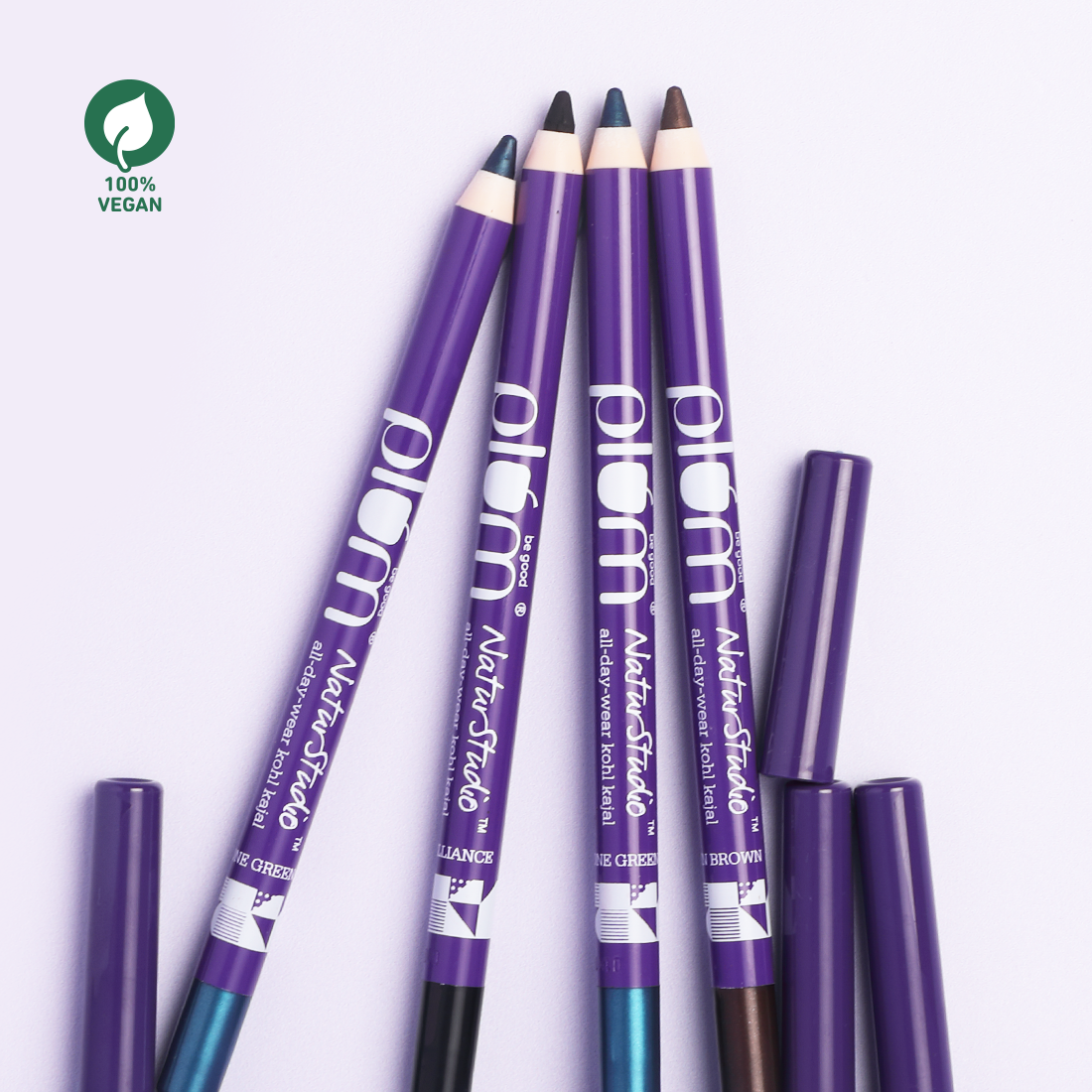 Plum Goodness NaturStudio All-Day-Wear Kohl Kajal with FREE SHARPENER