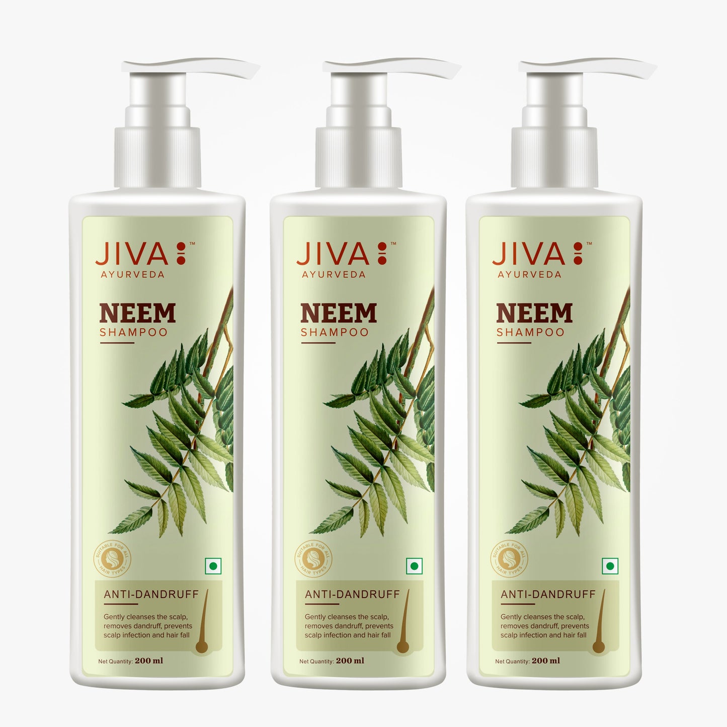 Jiva Ayurveda Neem Shampoo - Herbal Haircare