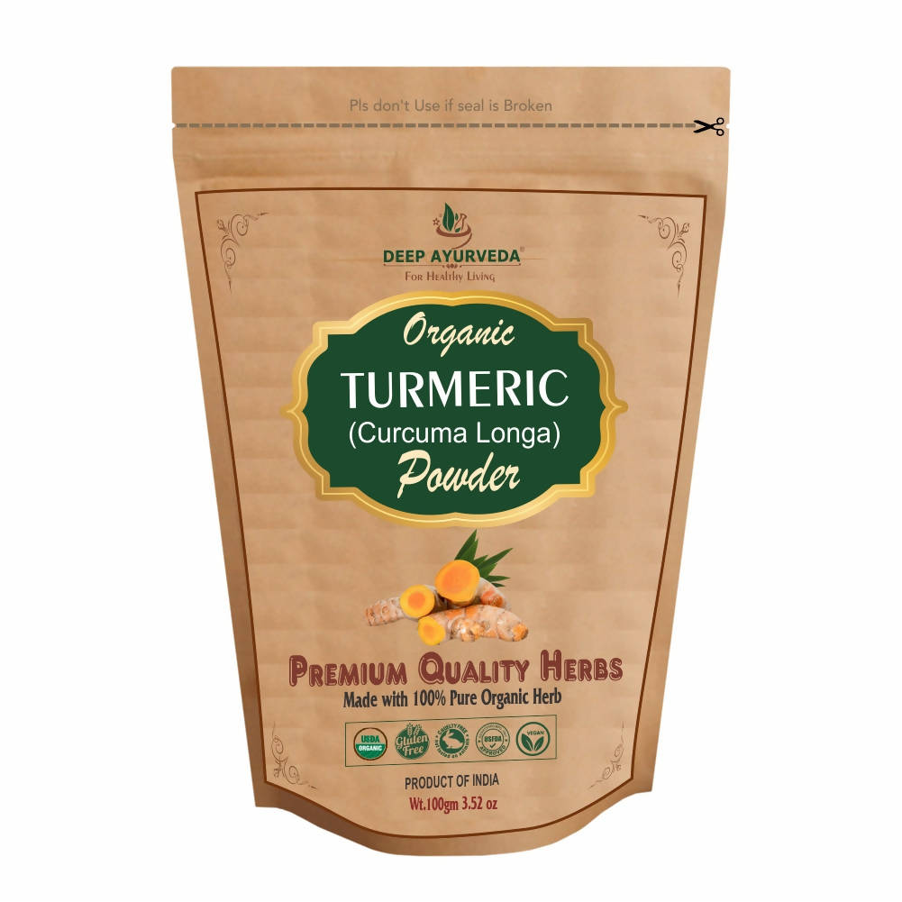Deep Ayurveda Organic Turmeric Powder - Indyancart