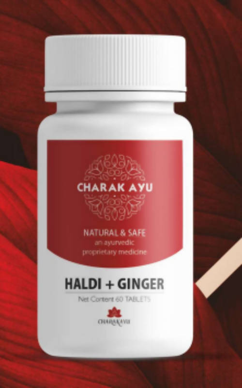 Charakayu Haldi + Ginger Tablets