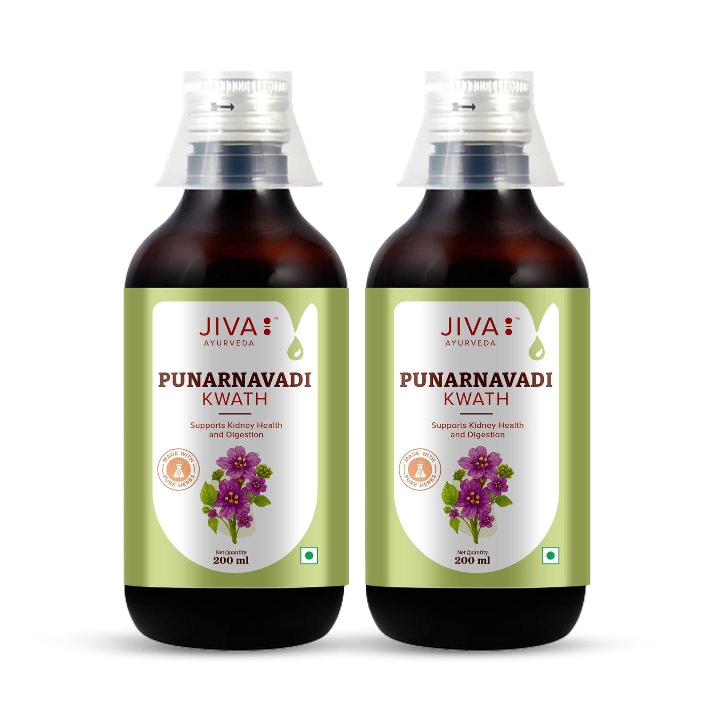 Punarnavadi Kwath Ayurvedic Herb For Kidney Support & Detoxification, Digestive Health-200ml