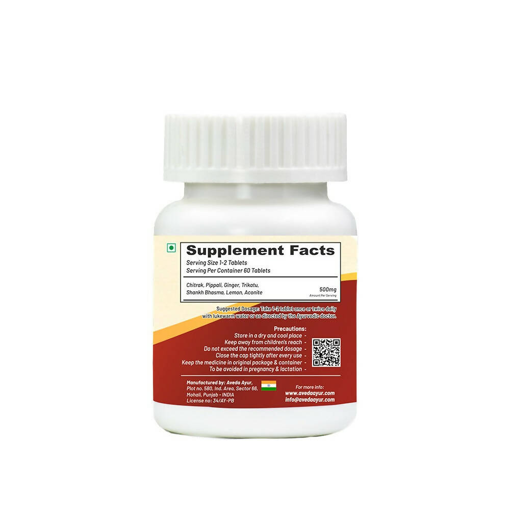 Life Aveda Mahashankh Vati Tablets - Indyancart
