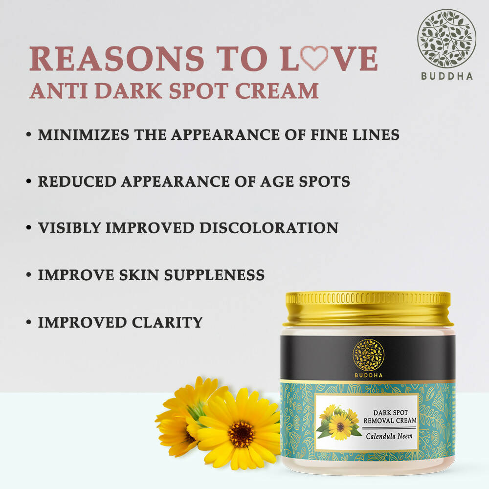 Buddha Natural Dark Spot Removal Face Cream - For Uneven Skin Tone and Skin Darkening - Indyancart