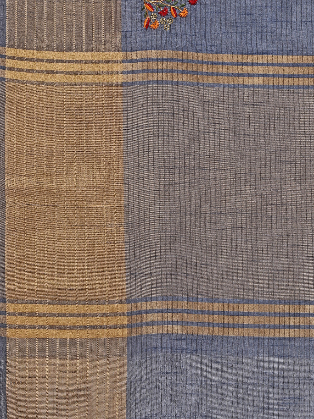 Indyancart RV Women's Soft Cotton With Zari Embroidery Saree ( KVD1445 )