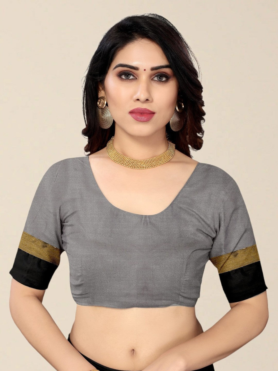 Indyancart RV Women's Designer Cotton Silk Embroidered Saree with Heavy Border ( KVD1754 )